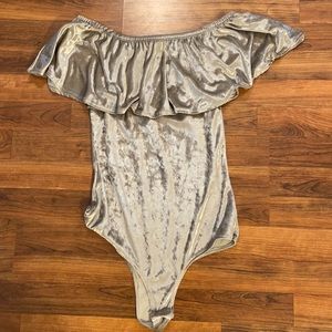 Velvet bodysuit